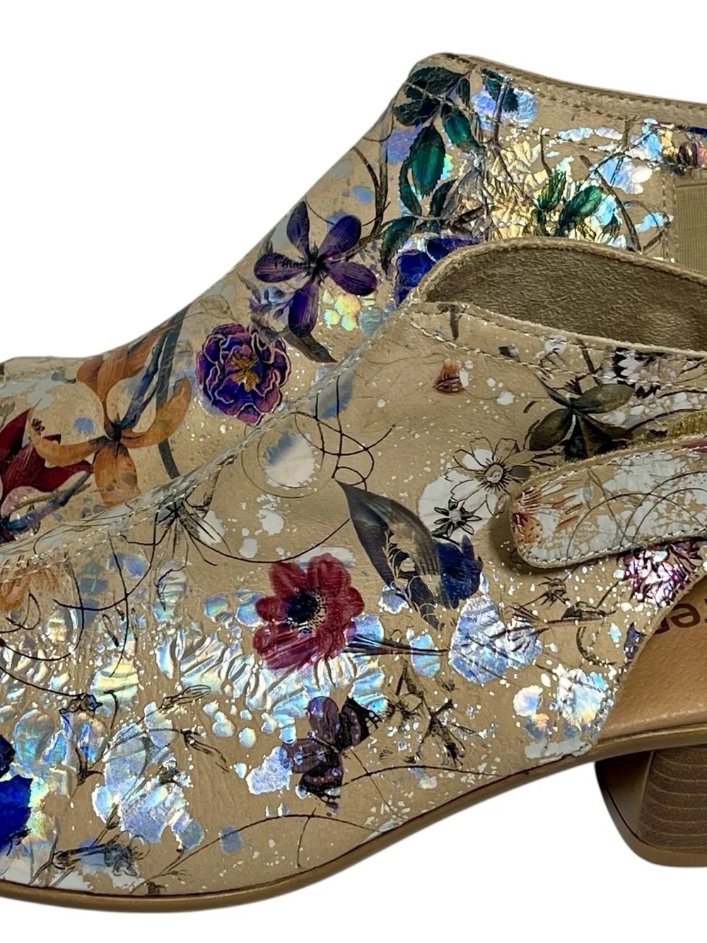 Remonte Sling Luxury Floral Butterflies Leather Sandals Us 9 Women's EU 40 Rare - Picture 5 of 13